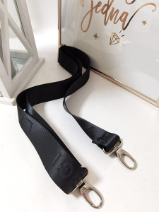 Laura Biaggi pasek do torebki czarny