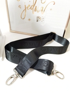 Laura Biaggi pasek do torebki czarny