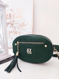 Massimo Contti torebka listonoszka nerka 2w1 zielona ekozamsz