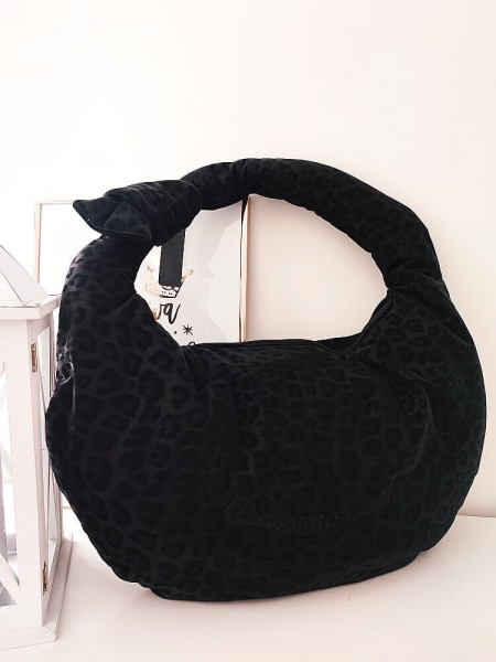 Massimo Contti torba shopper na ramię czarna design