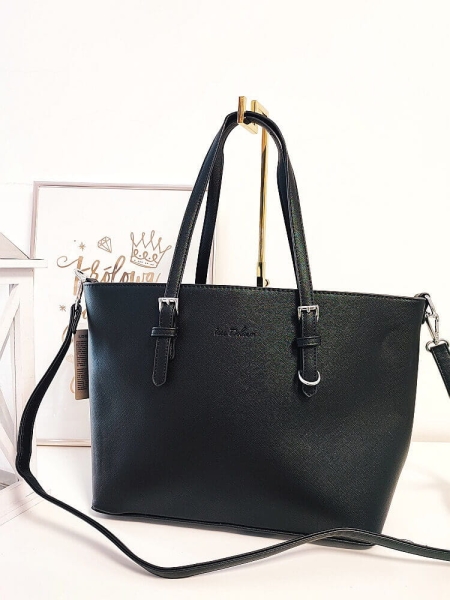 Ines Delaure torba shopper czarna 