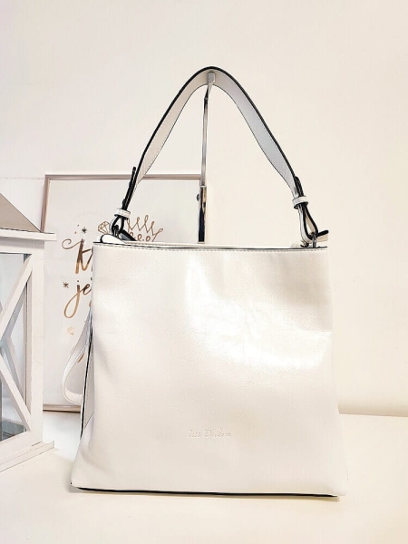 Ines Delaure torebka na ramię biała