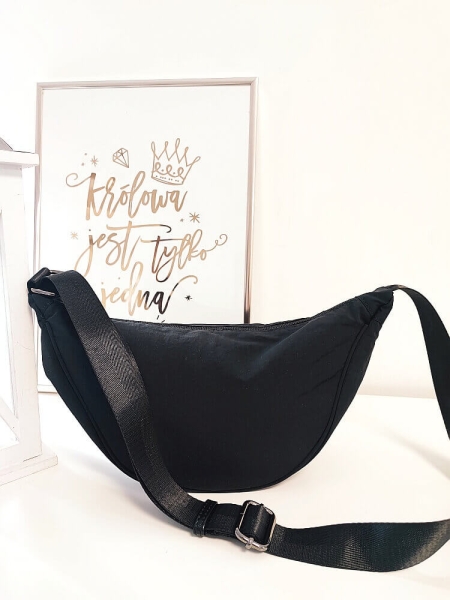 Ines Delaure torebka listonoszka czarna