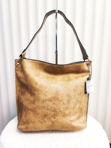 Nobo torba shopper na ramię ciemnobeżowa