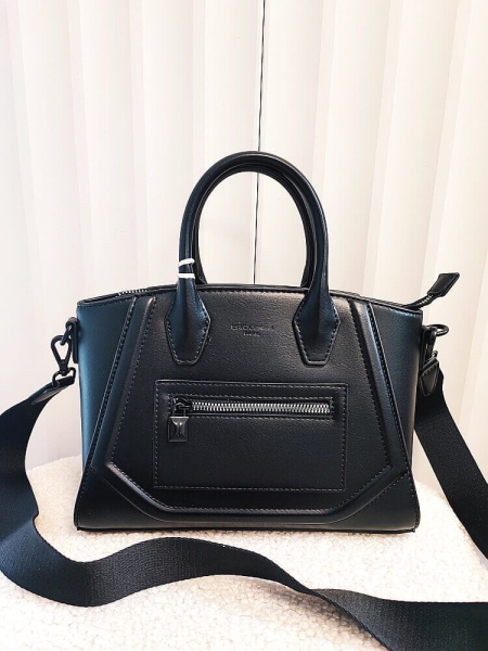 David Jones torebka mini shopper czarna zip