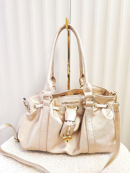 Massimo Contti torba shopper worek złota