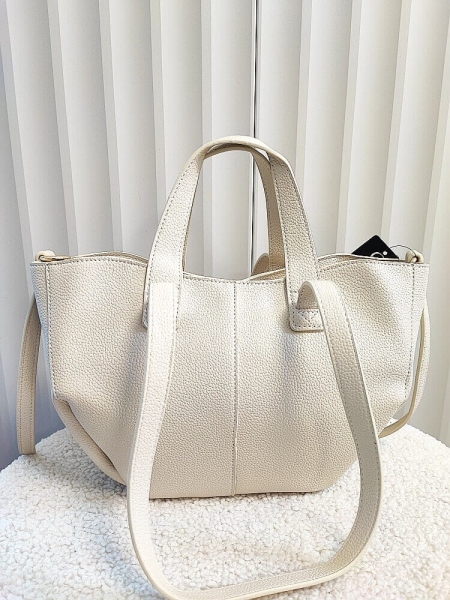 Gallantry torba mini shopper jasnobeżowa