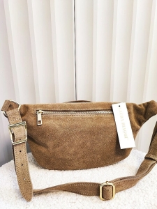 Laura Biaggi nerka maxi zamszowa taupe