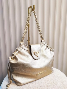 Massimo Contti torba shopper złota serduszko