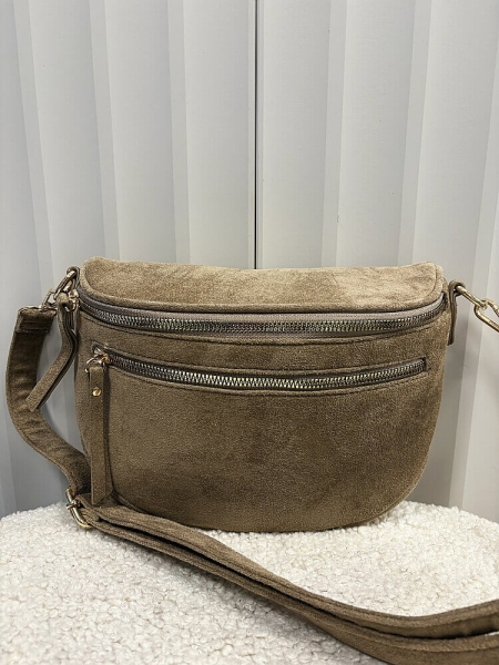 Gallantry torebka nerka taupe ekozamsz zip