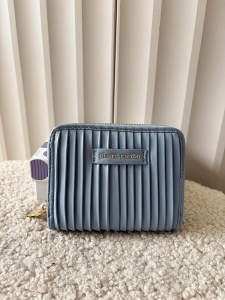 Pierre Cardin portfel niebieski prążkowany