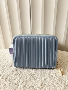 Pierre Cardin portfel niebieski prążkowany