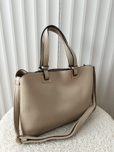 Pierre Cardin torebka shopperka beżowa