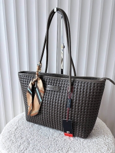 Pierre Cardin torebka shopper taupe plecionka