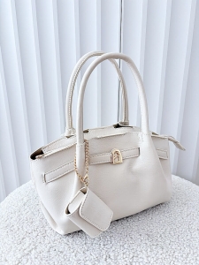 Gallantry torebka mini shopperka beżowa z portmonetką