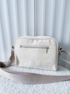 Laura Biaggi torebka listonoszka beżowa ekozamsz