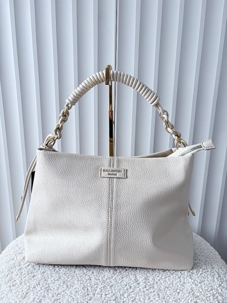 Gallantry torba shopper z przeszyciem na ramię beżowa