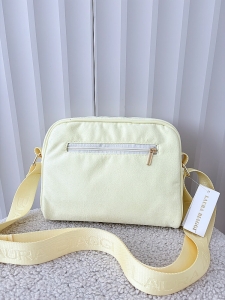 Laura Biaggi torebka listonoszka żółta ekozamsz