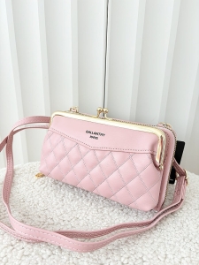 Gallantry torebka portfel 2w1 różowa pikowana