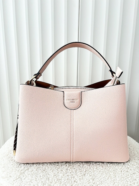 Gallantry torebka shopperka różowa z przeszyciem