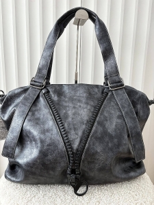 Ines Delaure torebka shopper worek metaliczna zip