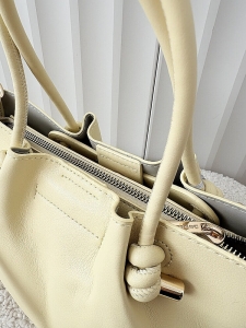David Jones torebka mini shopperka żółta