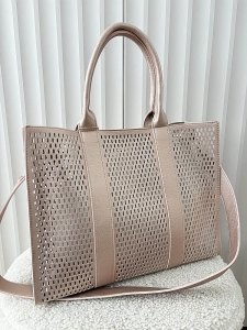 Mandoline torebka shopper złota ażurowa