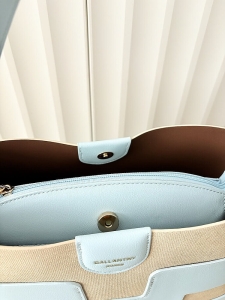 Gallantry torebka shopperka niebieska z beżowym