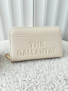 Gallantry portfel beżowy z napisem