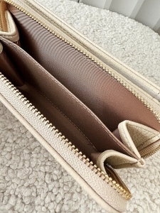 Gallantry portfel beżowy z napisem