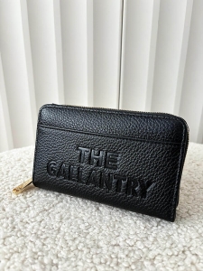 Gallantry portfel czarny z napisem