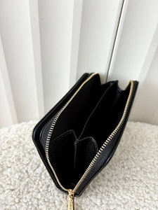 Gallantry portfel czarny z napisem