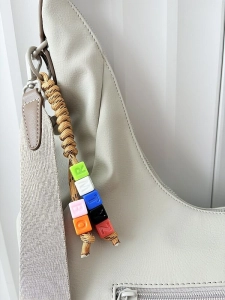 David Jones torebka shopper na ramię beżowa