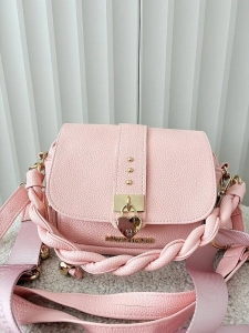 Massimo Contti listonoszka różowa z klapką serduszko