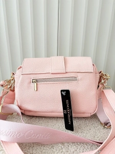 Massimo Contti listonoszka różowa z klapką serduszko