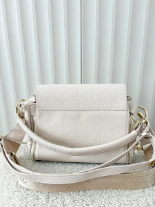 Massimo Contti listonoszka beżowa zip z klapką serduszko