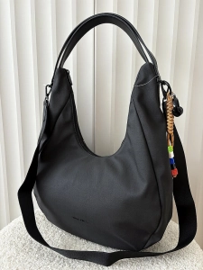 David Jones torebka shopper na ramię czarna