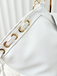 Massimo Contti torba shopper biała serduszko