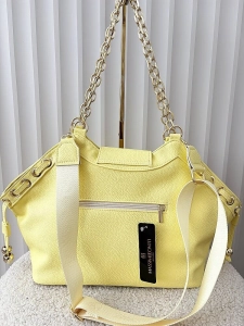 Massimo Contti torba shopper żółta serduszko