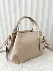 Flora&Co torebka mini shopperka beżowa