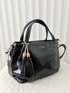 Flora&Co torebka mini shopperka czarna