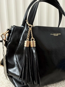 Flora&Co torebka mini shopperka czarna