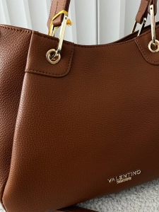 Torebka shopperka camelowa