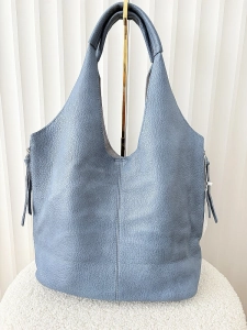 Maxfly torebka shopper na ramię i listonoszka 2w1 niebieska