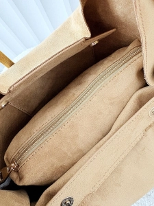 Minmin torebka shopperka na ramię ciepły beż ekozamsz