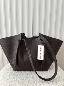 Laura Biaggi torebka shopper na ramię czekoladowa
