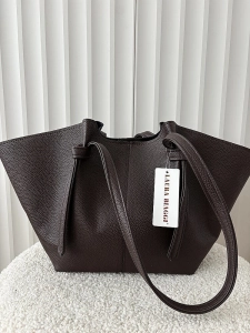 Laura Biaggi torebka shopper na ramię czekoladowa