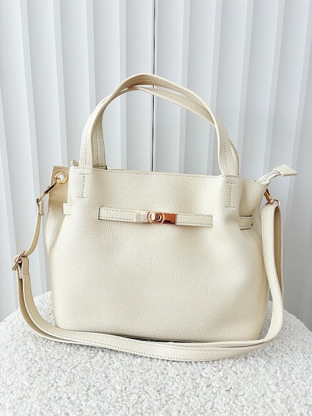 Gallantry torebka shopper beżowa