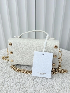 Valentino Creations torebka mini listonoszka jasnobeżowa