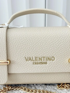 Valentino Creations torebka mini listonoszka beżowa